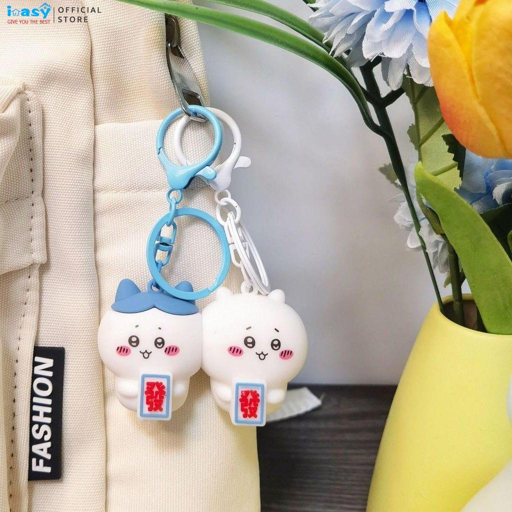 พวงกุญแจ Chiikawa แม่เหล็กน่ารัก - อะนิเมะ Usagi Hachiware พวงกุญแจคู่
