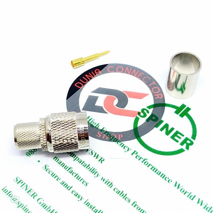 TNC MAN CONNECTOR LMR400 CRIMPING SPINNER ใหม่....!!!