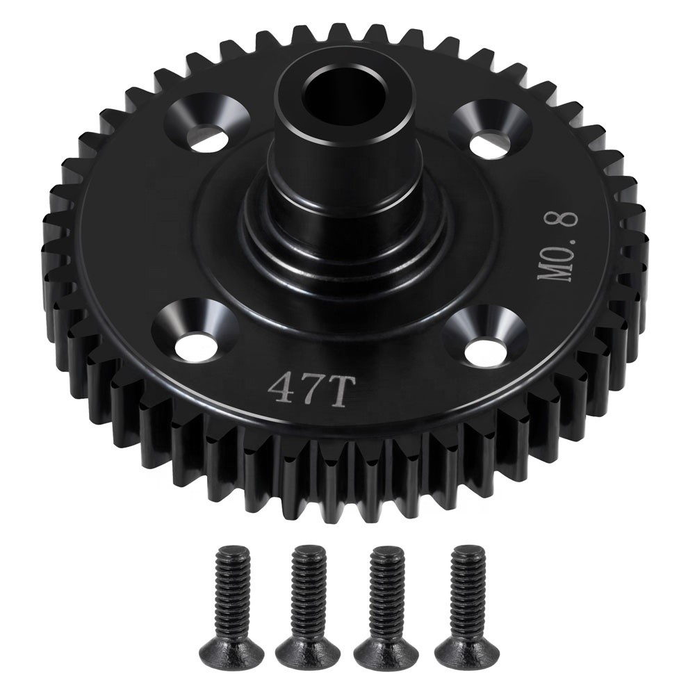 โลหะ 0.8M 47T กลาง Diff Portal Gear สําหรับ Traxxas Mini Maxx 1/16 RC รถอะไหล่
