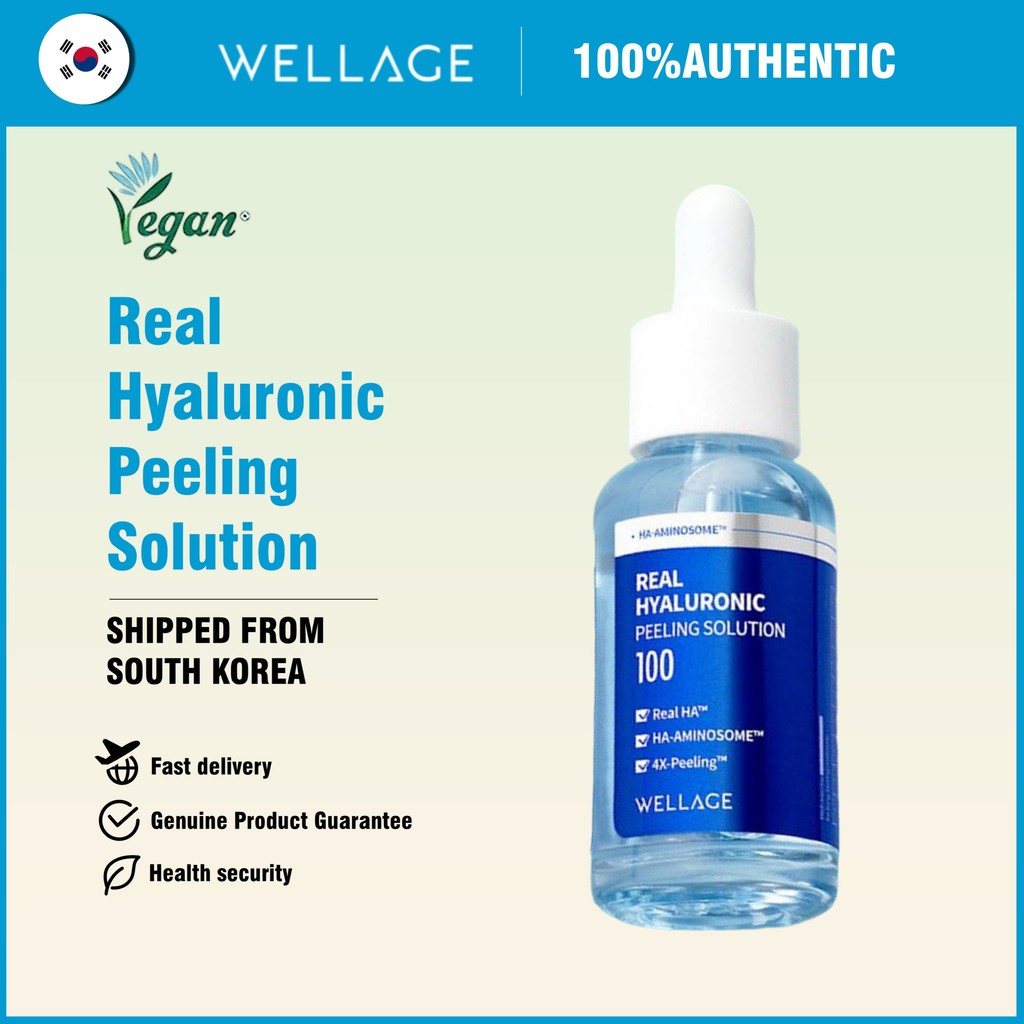[WELLAGE] Real Hyaluronic Peeling Solution 30ml