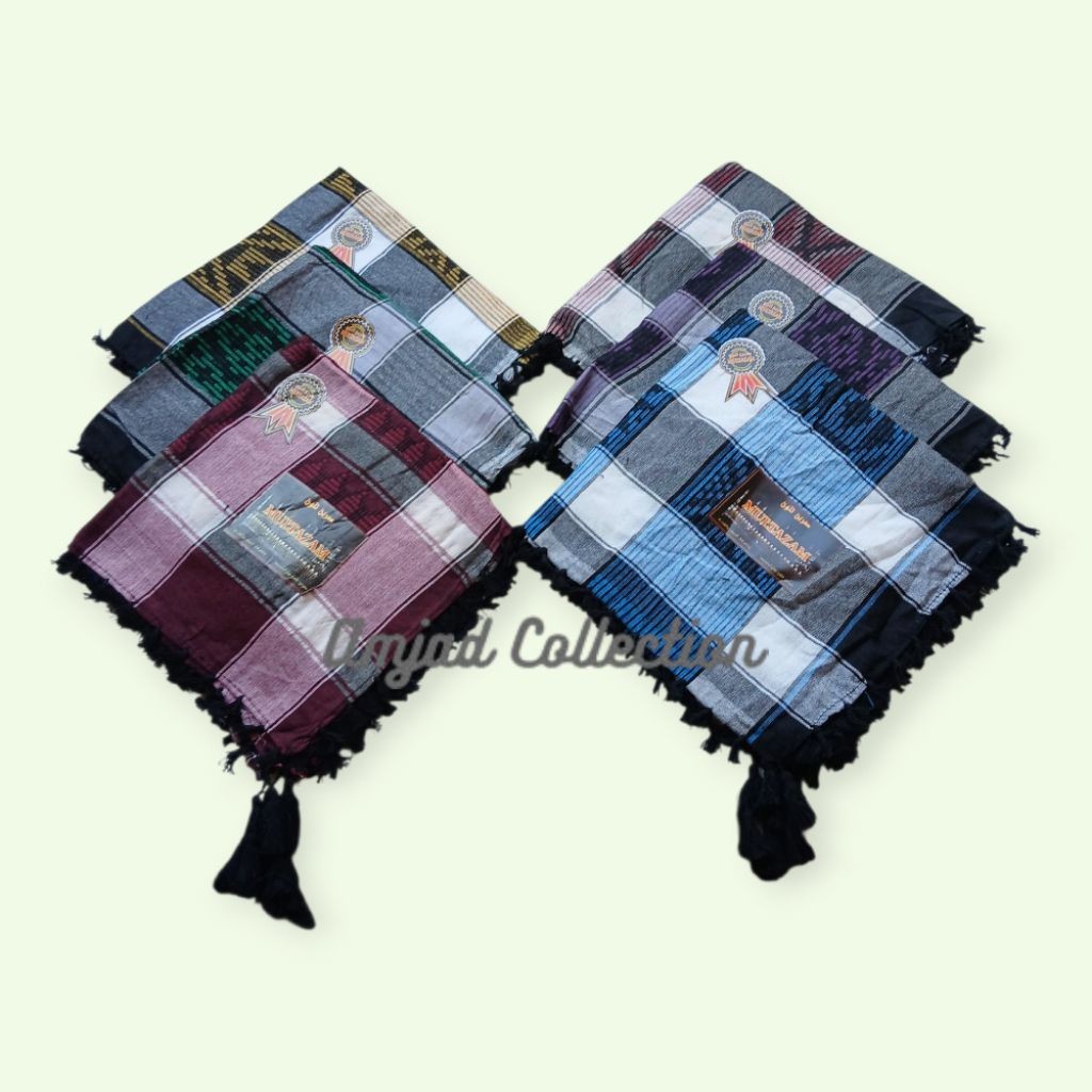 ขายส่งTurban 10 ชิ้นPalestianอาหรับTurbanพรีเมี่ยมSongket Motifสําหรับผู้ใหญ่ผู้ชายSouvenier Hajj Tu