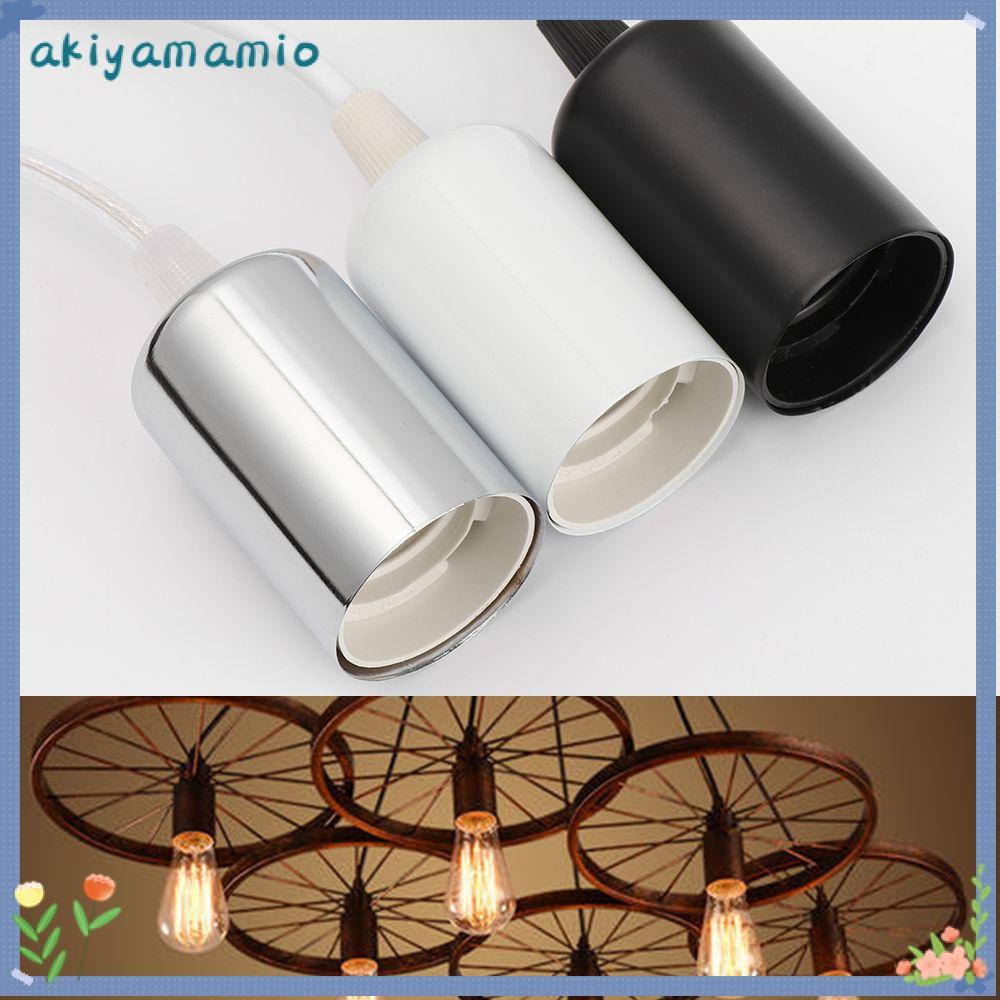 AKIYAMAMIO 0.5 M/0.8 M/1 M/1.2 M/1.5 M/2 M E27 โคมไฟผู้ถือโคมไฟเพดาน Hot Vintage Retro จี้หลอดไฟซ็อก