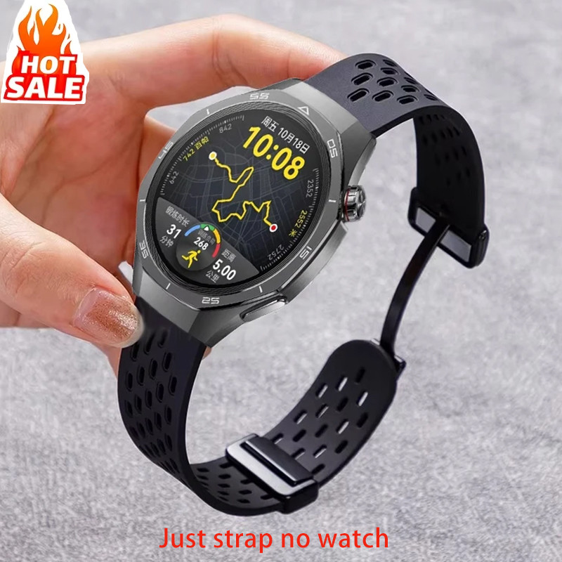 Universal 22 มม.สายรัดซิลิโคนสําหรับ Huawei Watch GT 6 Pro 46 มม.GT6/GT5/GT4/GT3 46 มม.สายคล้องคอ