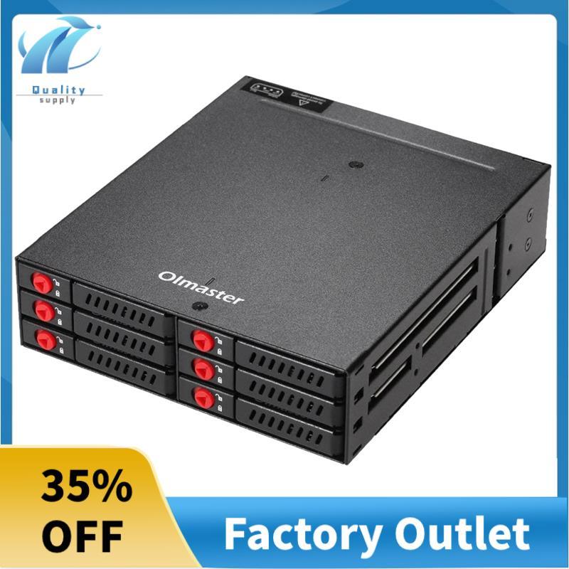 Superb 6-Bay 2.5 นิ้ว SSD HDD Enclosure Mobile Rack/Enclosure Hard Disk Enclosure Rack Data Storage 