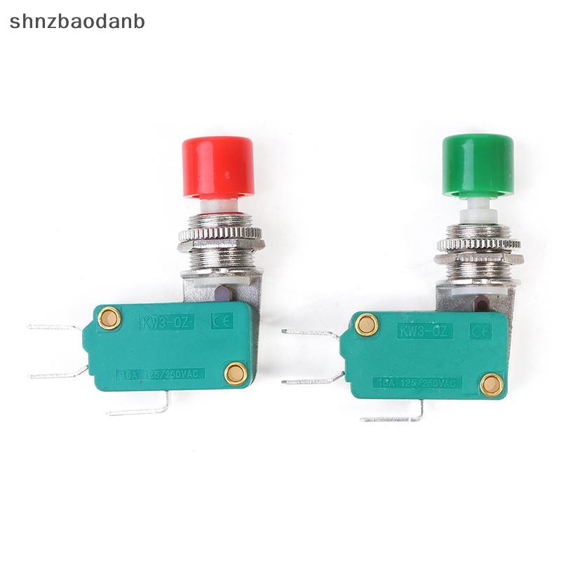 [shnzbaodanb] DS-438 Momentary Red /Green Push button Actuator Micro Limit Switch ปุ่มกด TH