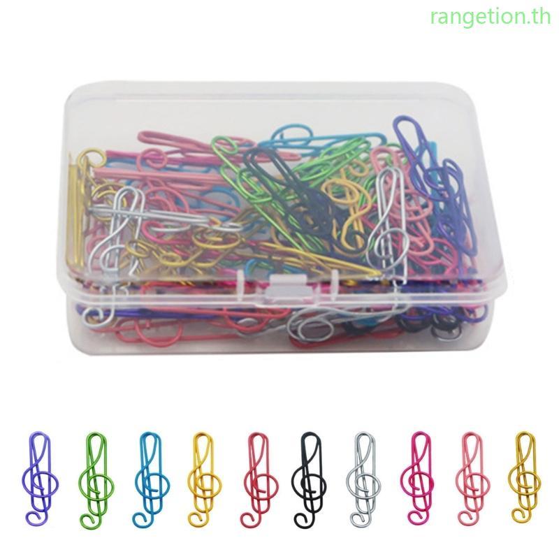 RAN คลิปหนีบกระดาษโลหะขนาดเล็ก ที่คั่นหนังสือโลหะ คลิปสําหรับอุปกรณ์สํานักงานของโรงเรียน