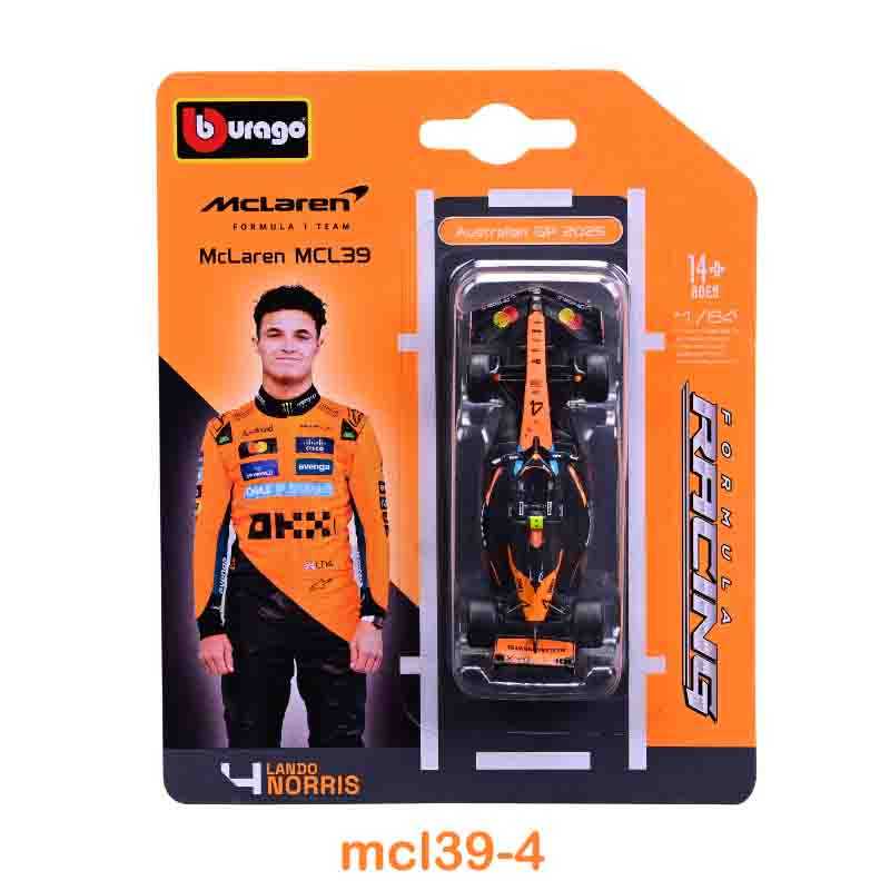 Bburago 1:64 2025 F1 SF-25 RB21 MCL39 W16E ออสเตรเลีย/Bahrain GP รถโมเดลDiecast