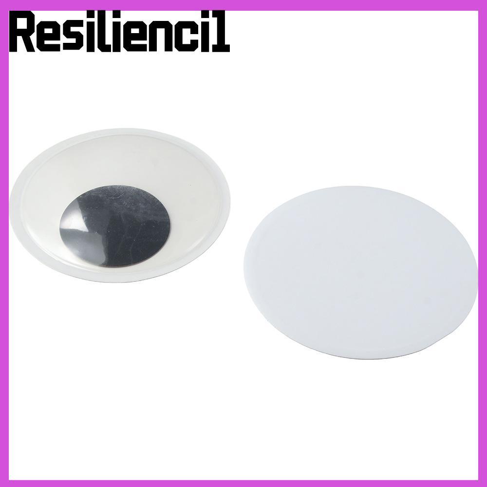 RESILIENCI1 6PCS Giant Googly Eyes, Giant White สีดําสีขาว Googly Eyes, Googly Wiggle Eyes สีดํา 5.9