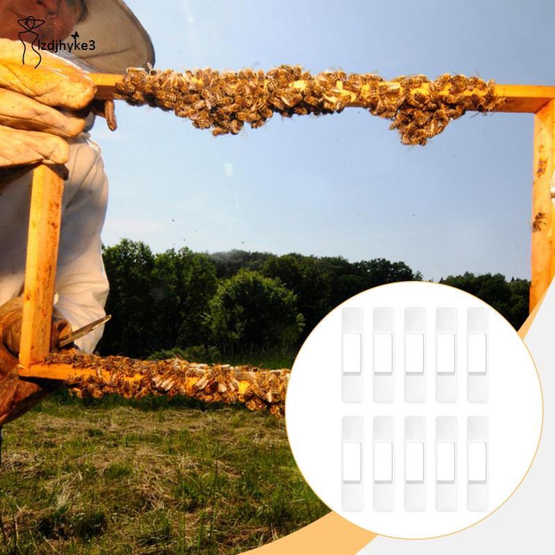 [lzdjhyke3] 10 ชิ้น Bee Hive Frame Spacing เครื่องมือ, Bee Hive Frame Clamps, Beehive Frame Strip Sp