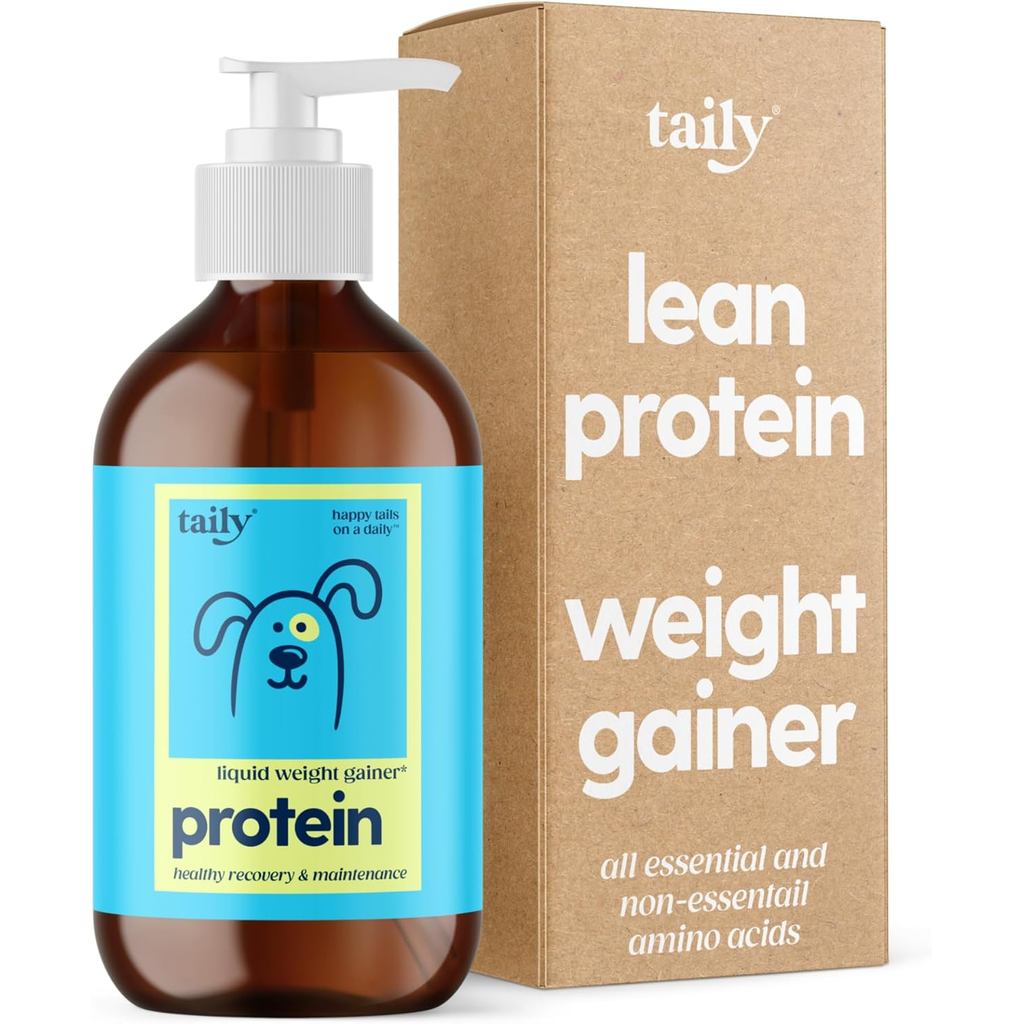 Taily AminoPets อาหารเสริมโปรตีนคอลลาเจนเหลวสําหรับสุนัข, อาหารแมว Topper, Weight Gain & Recovery - 