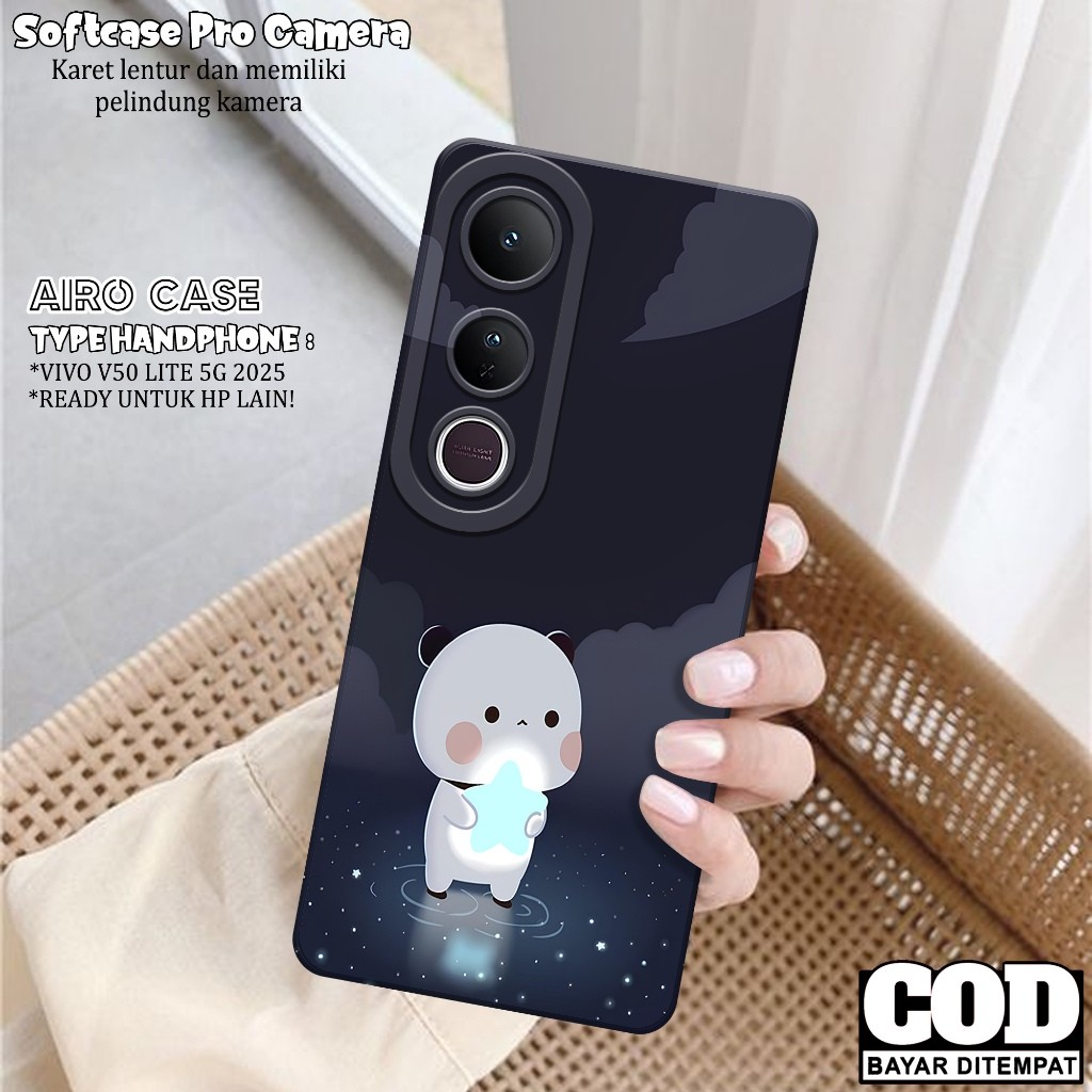 Softcase VIVO V50 LITE 5G 2025 กรณีล่าสุด VIVO V50 LITE 5G แฟชั่นล่าสุดกรณี CARTOON ปลอก VIVO V50 LI