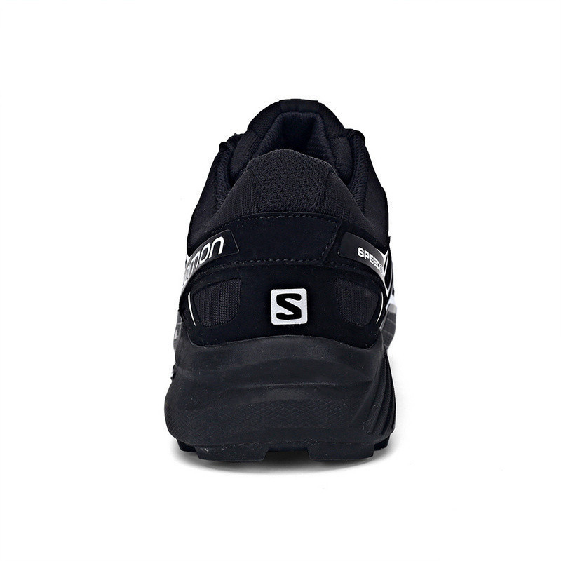 SALOMON Speedcross 4 รองเท้าสำหรับผู้ชาย, เหมาะสำหรับการเดินป่ากลางแจ้งมืออาชีพ, สีดำ, ขนาด 40-46
