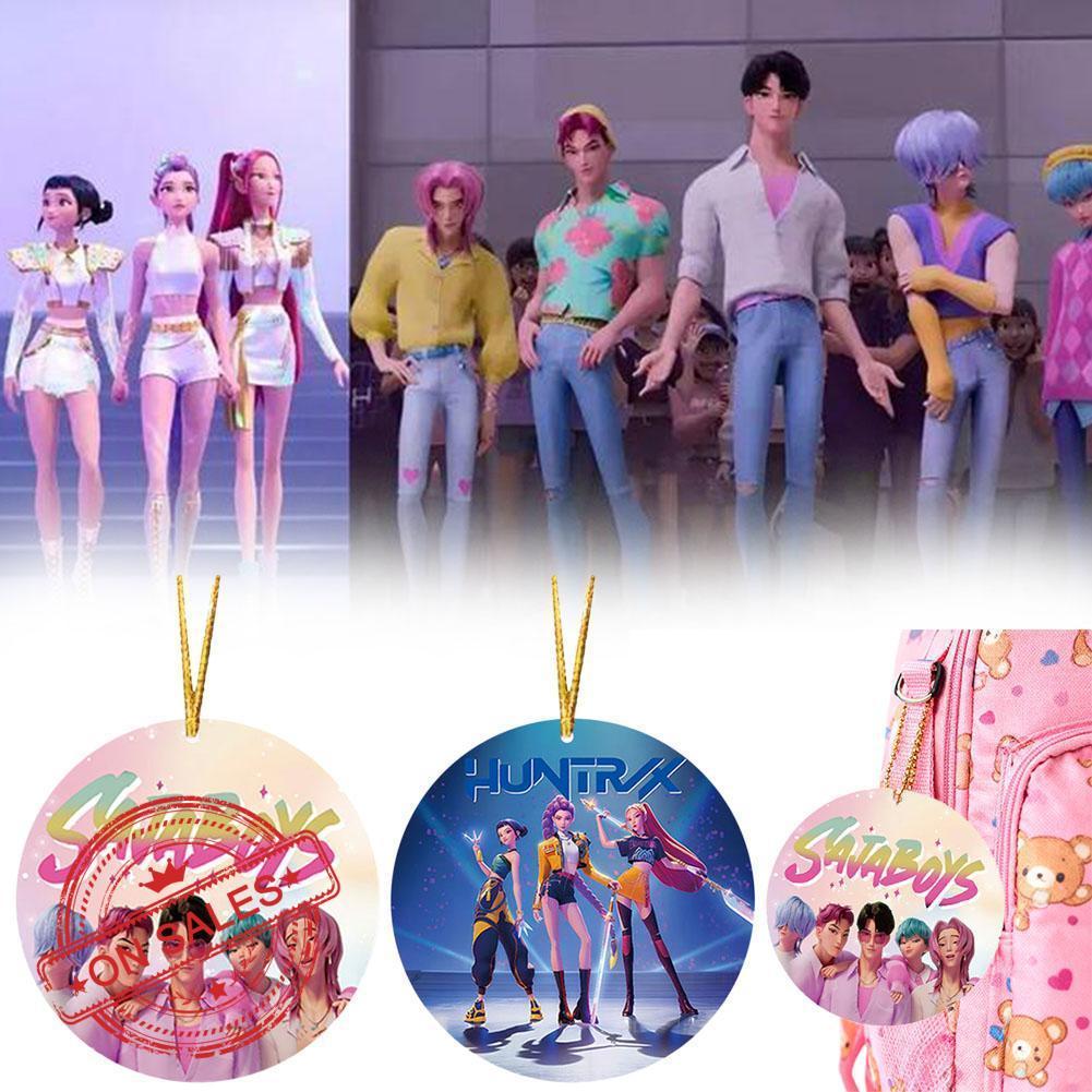 Huntress Group ตกแต่งภาพจี้ Kpop นักล่าปีศาจ K2w0