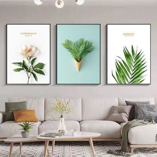 (1เซ็ท3รูป) รูปภาพติดผนัง มินอมอล รูปภาพติดผนังพร้อมกรอบ รูปภาพติดผนังขนาดใหญ่ ผนัง ตกแต่งบ้าน30*20cm