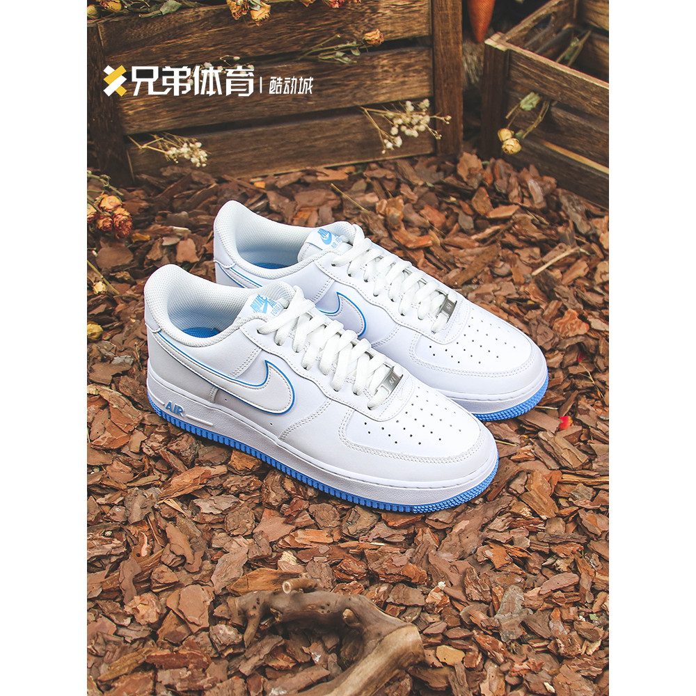รองเท้าNike Air Force 1 Low สีUniversity Blue แบบสวมง่าย รหัสDV0788-101