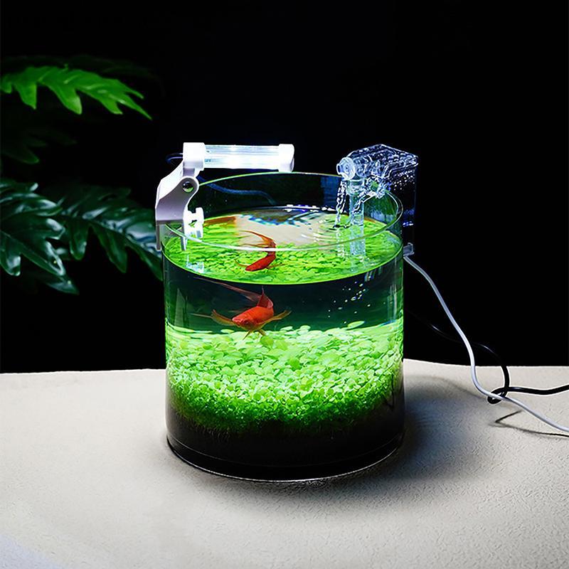 (niangbenaaa) Aquarium กรองภายนอกถังปลาอินเทอร์เฟซไฟ 2.5W Flow 250H/L สําหรับถังปลา Aquarium ด้านล่าง 30 ซม.ใหม่