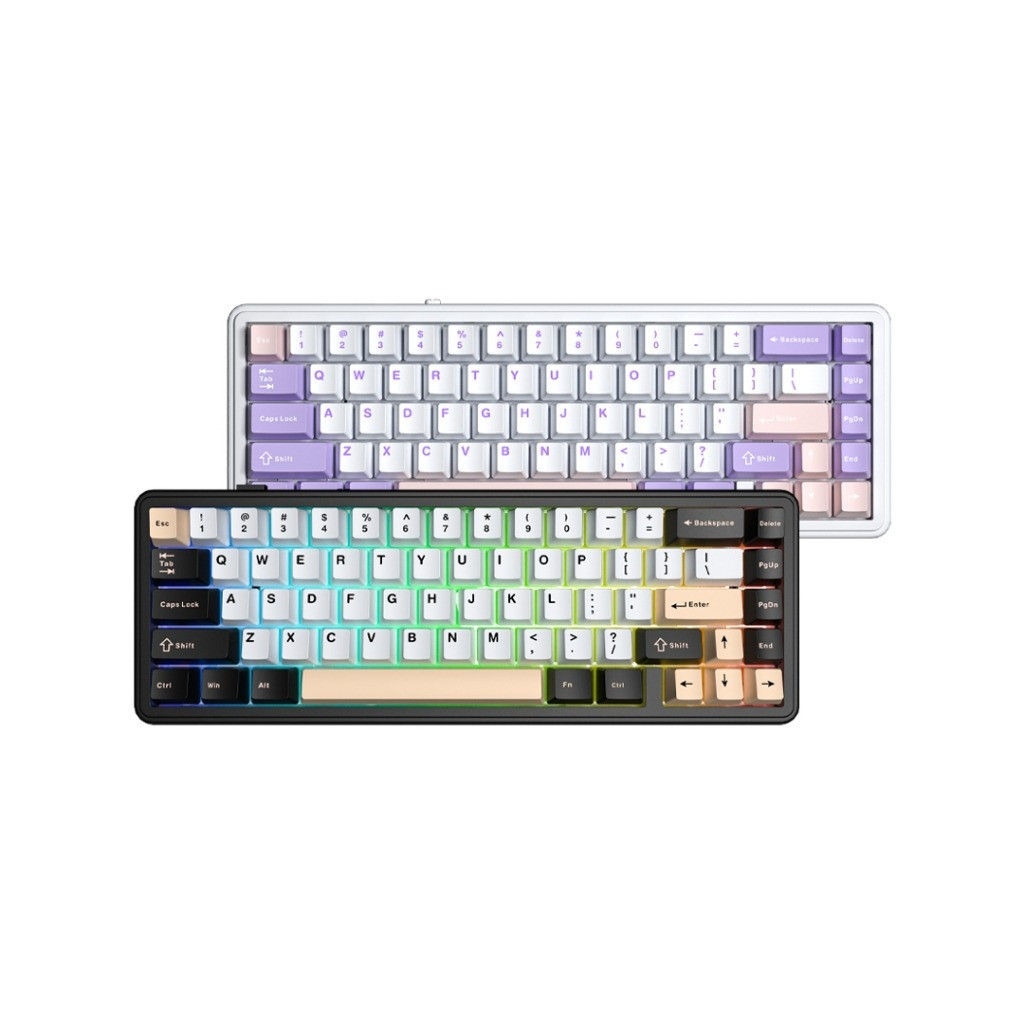 AULA KEYBOARD F65 WIRELESS TRI MODE GASKET RGB MECHANICAL KEYBOARD แมคนิคอลคีย์บอร์ด  ไร้สาย