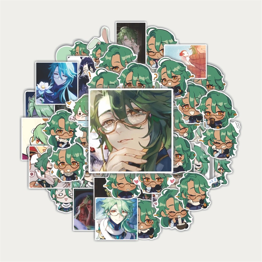 ชุดสติ๊กเกอร์ BAIZHU GENSHIN IMPACT สติ๊กเกอร์ | สติ๊กเกอร์ TUMBLR | สติ๊กเกอร์แล็ปท็อปสําหรับกระเป๋