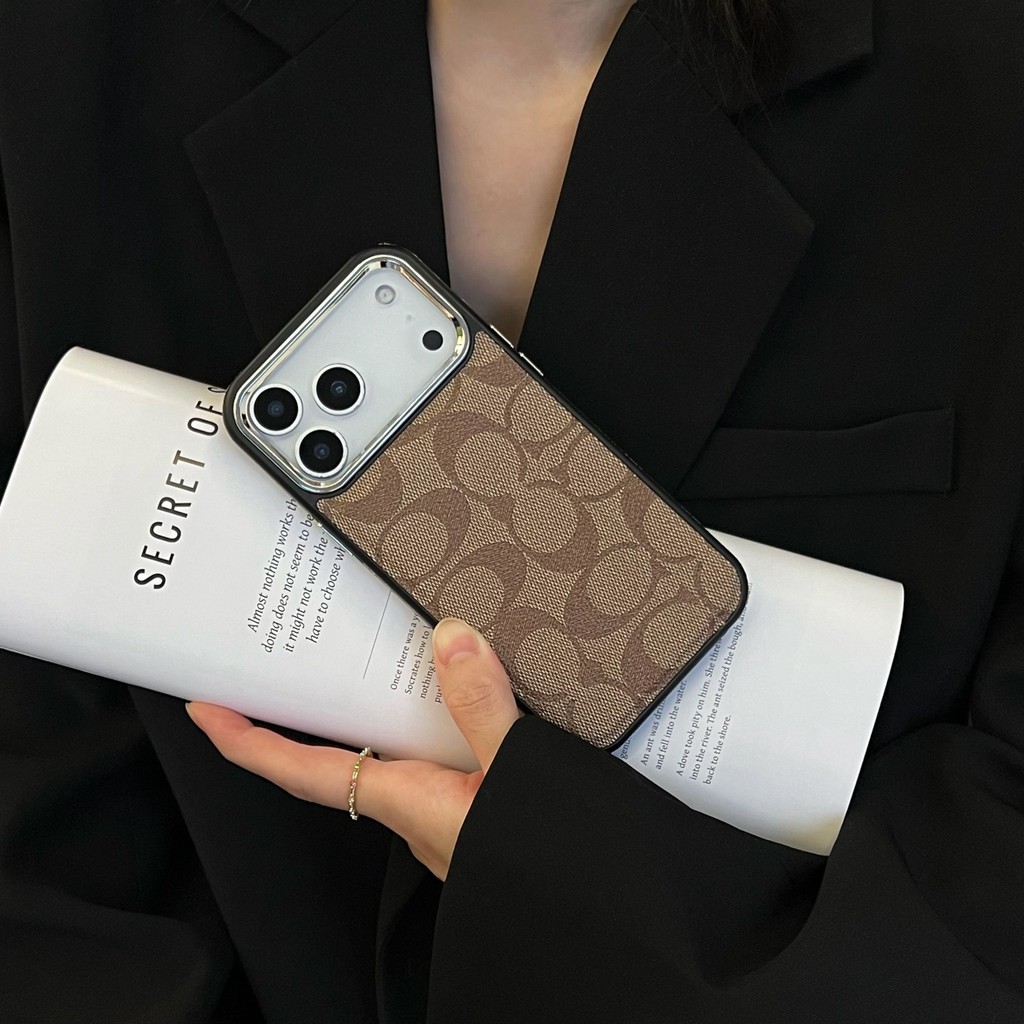 ปุ่มอิสระสติกเกอร์ด้านข้างซองหนังเหมาะสําหรับ ไอโฟน 11 12 13 14 15 16 17 มือโปร สูงสุด เคสโทรศัพท์ช่องจัดเก็บในตัวเคสป้อง - รูปที่ 6