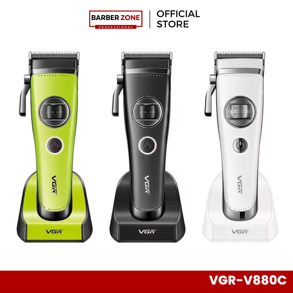 VGR-V880C ปัตตาเลี่ยนตัดผม ไร้สาย พร้อมแท่นชาร์จ อุปกรณ์ทำผม