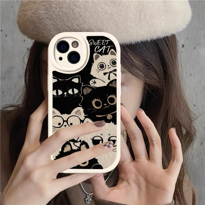สต๊อกไทย เคสโทรศัพท์ การ์ตูน ไฮโซ เคสครอบแบบนิ่ม For รูปที่ 6