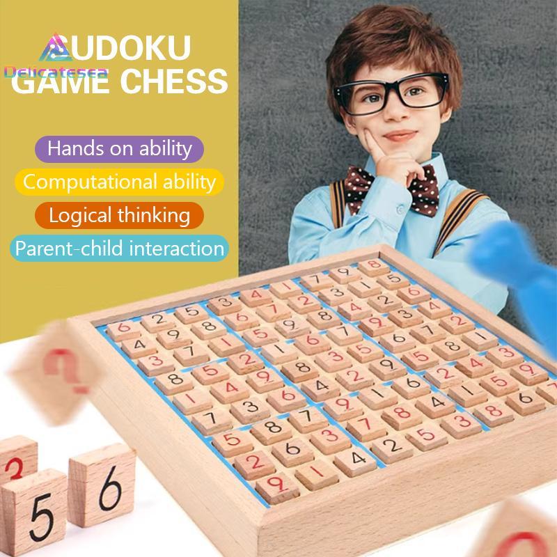 [Delicatesea] กระดานเกม Sudoku 9x9 เพื่อความสนุกและความท้าทายทางจิตวิทยาบนโต๊ะทำงาน