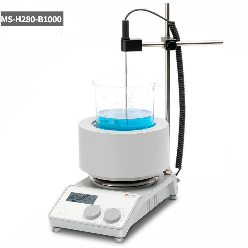 ปักกิ่ง Dalong MS-H280 Series LCD CNC เครื่องทําความร้อนประเภทแขนแม่เหล็กผสมด้านล่างแบนบีกเกอร์ไฟฟ้า