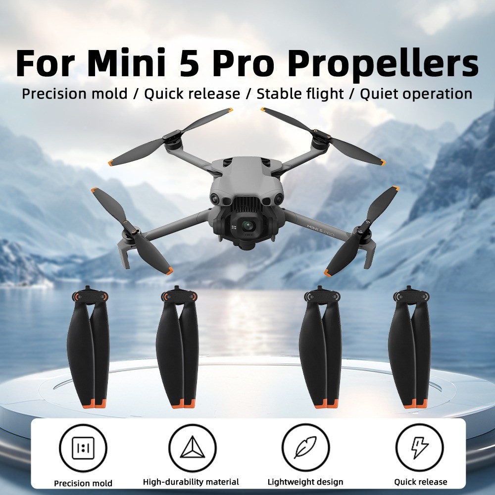 สําหรับ DJI MINI 5 PRO ใบพัดปีกโดรนเปลี่ยนใบมีดอุปกรณ์ป้องกันใบมีด