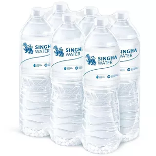 สิงห์น้ำดื่ม 1.5ลิตร แพค 6 Singha Drinking Water 1.5ltr. Pack 6 [หมายเลขบาร์โค้ด 8850999320021 ]