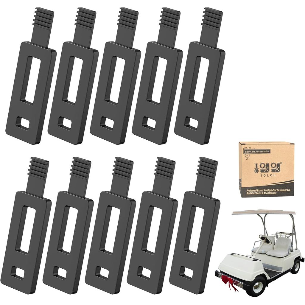 10L0L ยาง Air กล่องฝาปิด Hook สําหรับ Yamaha G1 G2 G8 G9 G11 รถกอล์ฟ, แทนที่ J10-14436-00, 10-Pack L