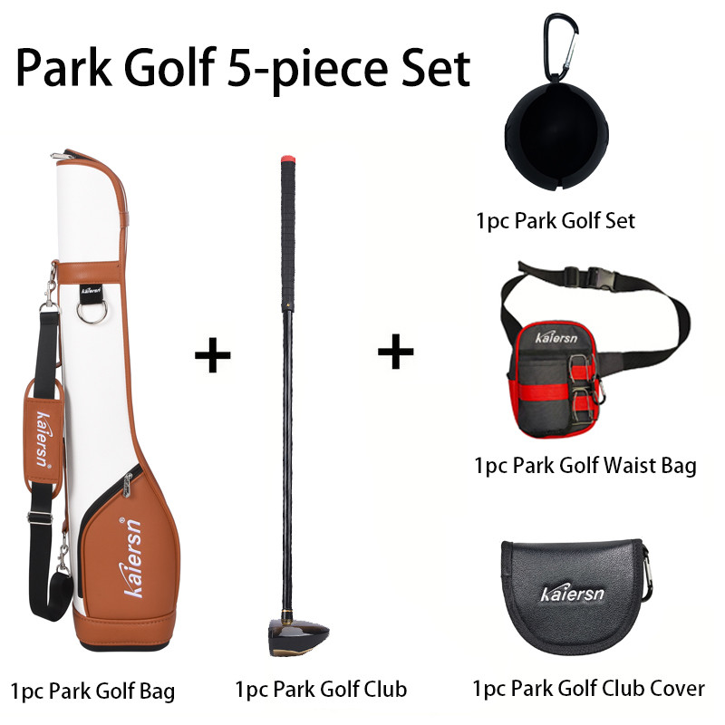 ขายร้อน Korea Park Golf Club Set ผู้ชายผู้หญิง Club Park Golf Club 5 ชิ้นชุด