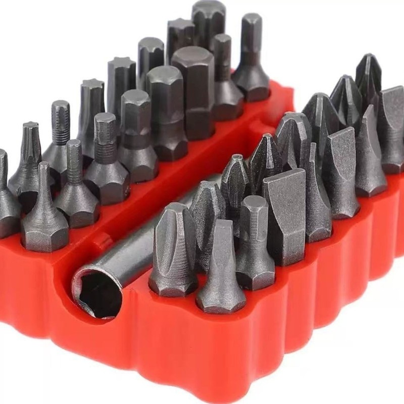 HL Hex Bit Holder Repair Drawer Bit Storage Rack Set 32 Slot PVC Bit Rack Use