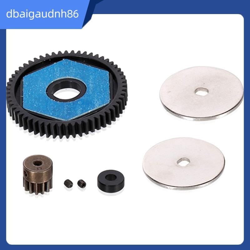 READY STOCK56T Spur Gear วัสดุคอมโพสิต 56T Spur Gear เปลี่ยน 13T เกียร์มอเตอร์เกียร์ชุดสําหรับ 1/10 