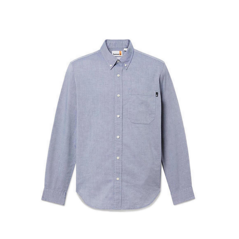 Timberland รุ่น Gale River เสื้อเชิ้ตอ๊อกฟอร์ดแขนยาว ผู้ชาย สีฟ้า
