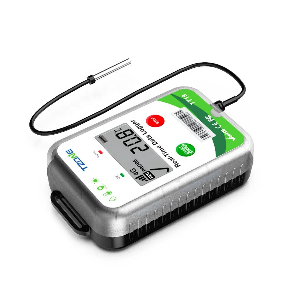 ยี่ห้อใหม่ Hot Tzone มัลติฟังก์ชั่นสมาร์ทข้อมูล Logger ตู้เย็นอุณหภูมิข้อมูล Logger Gps tracker พร้อ