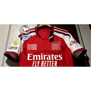 【Baju เสื้อ】New Arsenal Player Shirt Grade, Home Uniform Name of Number Casual
