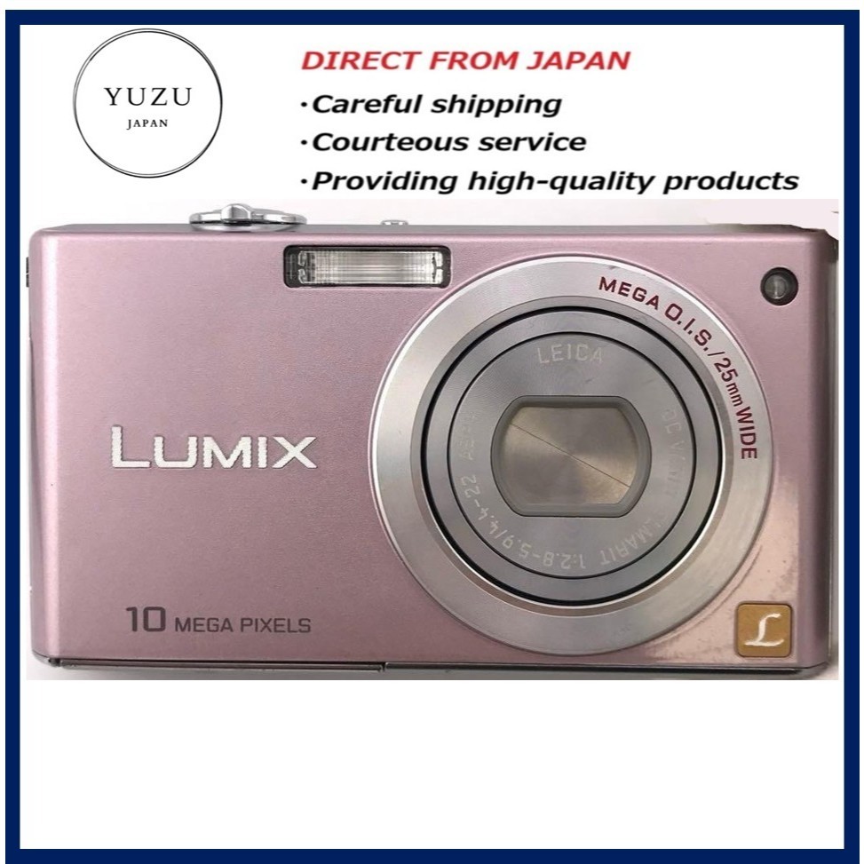 Pre-owned Product Lumix DMC-FX37 Pink 10.1MP Y2K Aesthetic Vintage Digital Camera Rare retro digicam