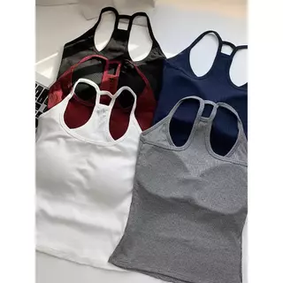 【เสื้อสายเดี่ยวไซส์ใหญ่】M-4XL มีแผ่นรองในตัว Women Clothing เสื้อกล้ามออกกำลังกายเสื้อในออกแบบพิเศษสำหรับคนอวบ ทันสมัย