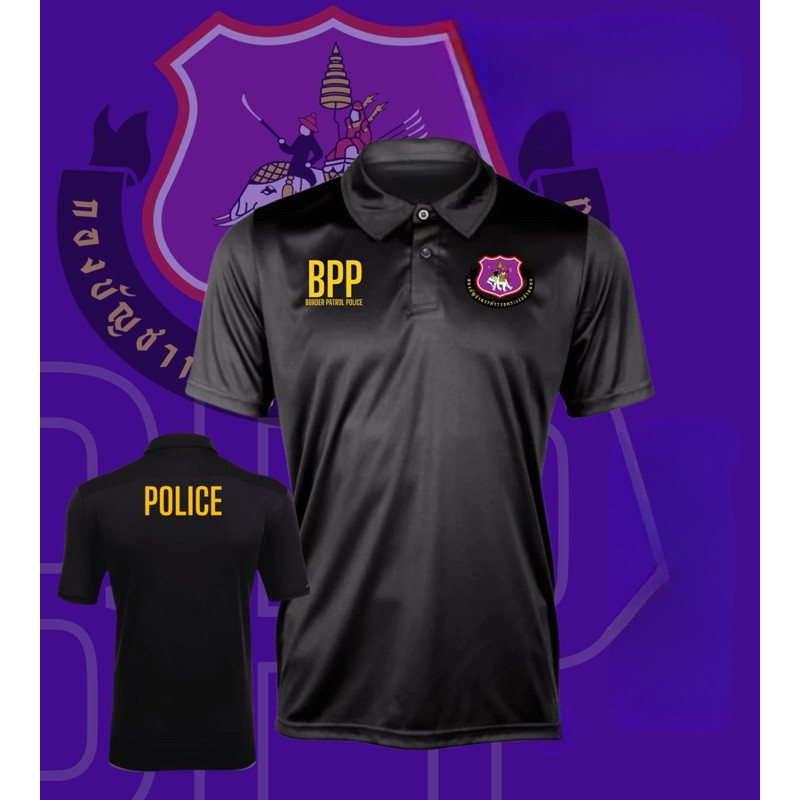 เสื้อโปโล TCD นักรบช้าง ตำรวจพรมแดน ผ้าคอตตอน100% ทุกเพศสวมใส่ได้สำหรับงานปฏิบัติการและประจำวัน