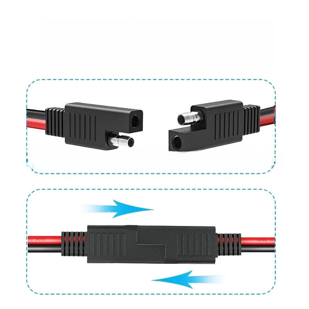 สําหรับ SAE Quick Release to 8mm O Terminal Cable + สําหรับ EC5 สําหรับอะแดปเตอร์ SAE 10AWG