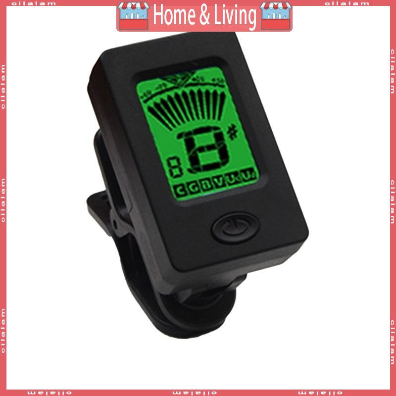Rotatable Guitar Tuner, Clip on Tuner, Digital Electric Tuner with LCD Display