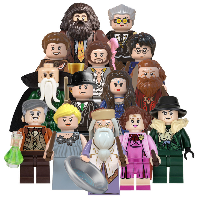 Harry Potter Dumbledore Snape Hagrid Building Blocks ของเล่นเด็ก Wm6059