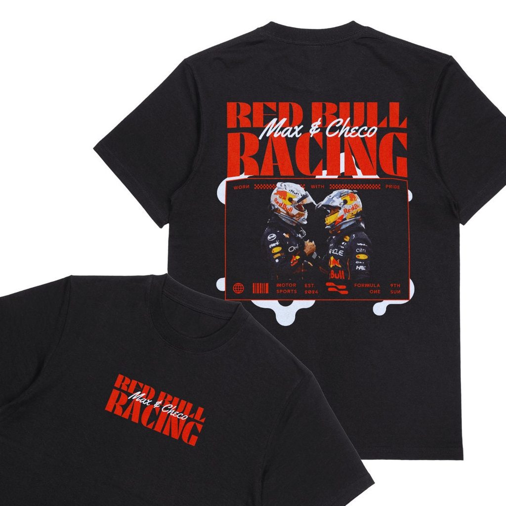 F1 Red Bull - เสื้อยืด Max and Checo F1