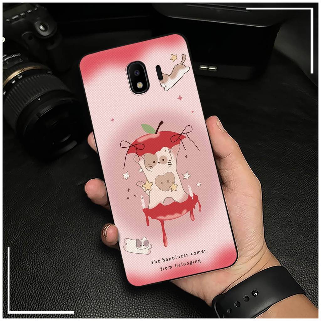 SAMSUNG นุ่มกรณีน่ารักเคสโทรศัพท์สําหรับSamsung Galaxy J4 2018/J400Fโทรศัพท์กระเป๋าFull wrap TPUกันก