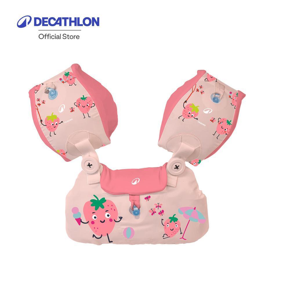 Decathlon Kids' Swimming Adjustable Armbands-Waistband ห่วงยางแขนว่ายน้ำปรับได้สำหรับเด็กน้ำหนัก 15-30 กิโลกรัม
