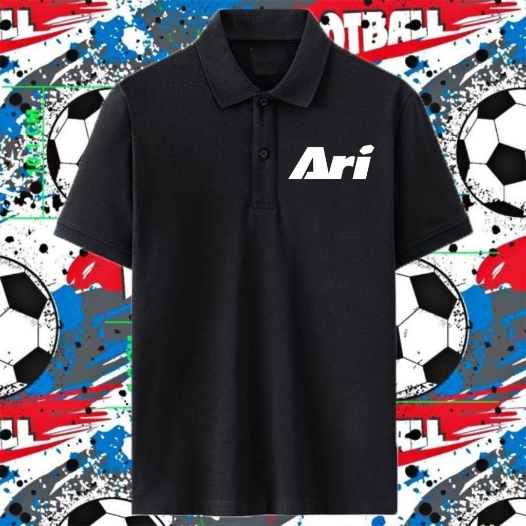 ⏰   2026 Ari Football simple style men's เสื้อโปโล Ari Football  Adult Cotton Comfortable Breathable