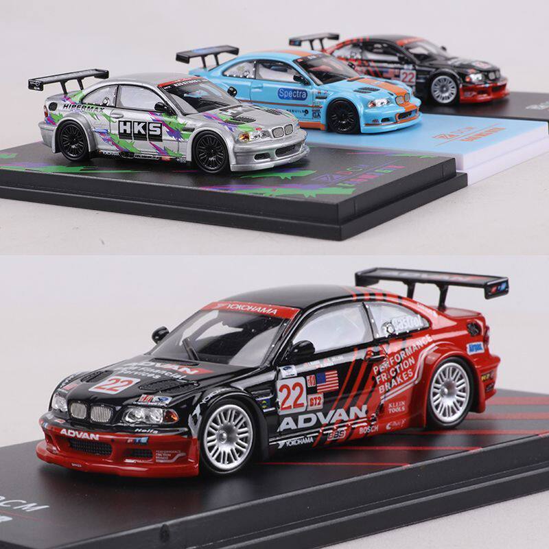 [คลังสินค้าพร้อม] DCM 1: 64 BMW M3 E46 GTR คอลเลกชันโมเดลรถจําลองโลหะผสม