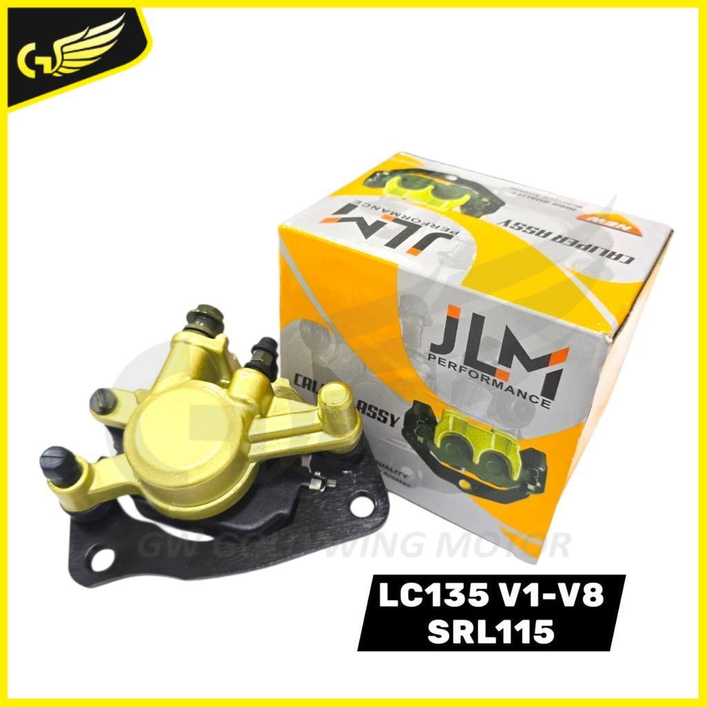 JLM GOLD LC135 V1 - V8 135LC 4 SPEE SRL115 SRL115 FI EGOS EGOLC EGOS FI ด้านหน้า CALIPER ASSY KELIPE