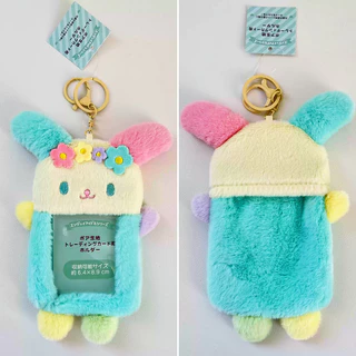ปลอกบัตรพลัสกระต่ายลายดอกไม้ ผู้ถือบัตรตุ๊กตา พวงกุญแจ กระเป๋าใส่เหรียญ น่ารักมาก ใส่บัตรรถเมล์ บัตรนักเรียน ใส่กุญแจ