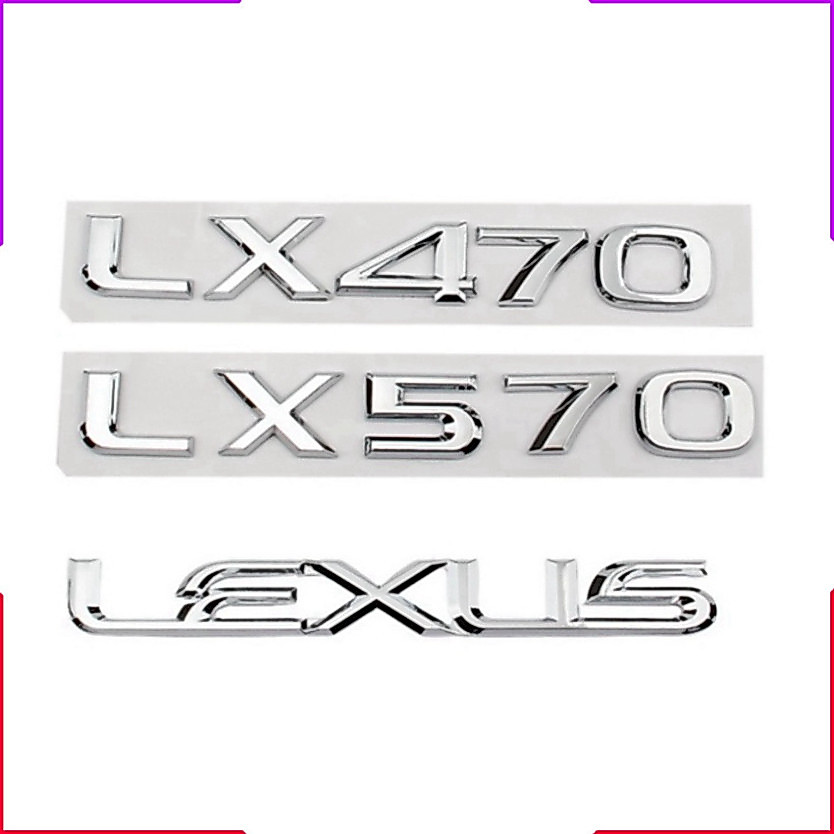 สติ๊กเกอร์ติดรูปลอก Lexus / LX570 / LX470 สําหรับท้ายรถ - GOODS...